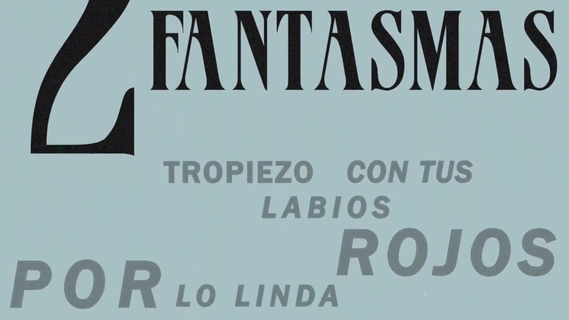 Producción Visual & Lyric Video – "2 Fantasmas"