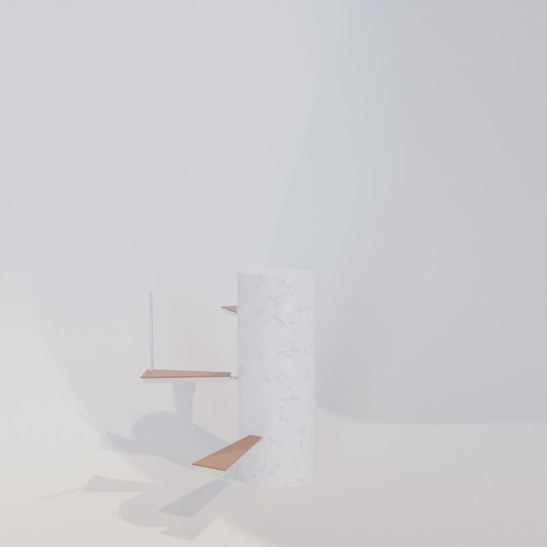 Procedural Spiral Staircase – Blender Geometry Nodes